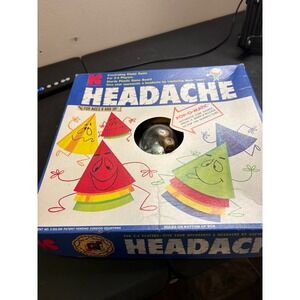 Vintage 1968 Headache Board Game Kohner Bros Pop-O-Matic Frustrating Chase Game